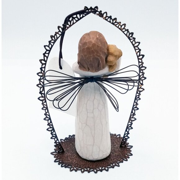 Angel of Friendship Willow Tree Demdaco 2010 Susan Lordi 5" Pet Lovers Comfort - Picture 8 of 14